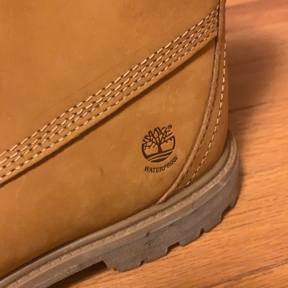 Timberland Classic Tan Double Strap Wheat Flat Boot - Picture 3 of 8
